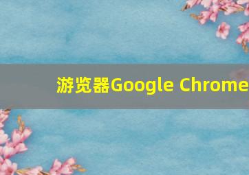 游览器Google Chrome